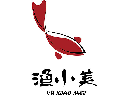 鱼小美酸菜鱼LOGO设计