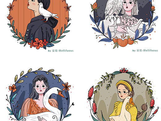 【粗線條風插畫】女孩與小動物（個人主頁-ZNDk0MDQwNDA=） - 創(chuàng)作習作 - 站酷設計師Z54166803原創(chuàng)素材 - 站酷ZCOOL