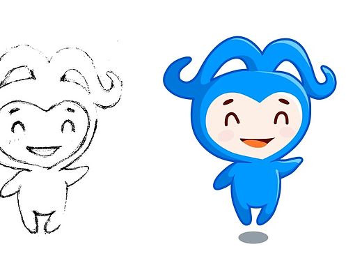 工作中的小插画