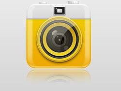 相机图标一枚(临摹的···提供PSD)