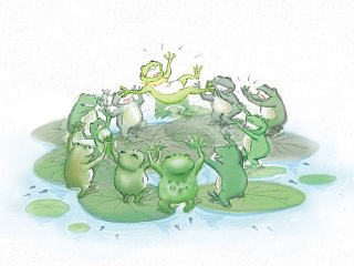 青蛙弟弟与蛤蟆大哥