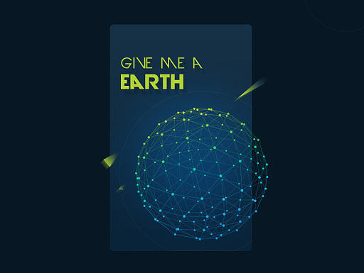 C4D快速制作镂空晶格地球