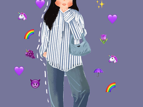 欧阳娜娜日常穿搭