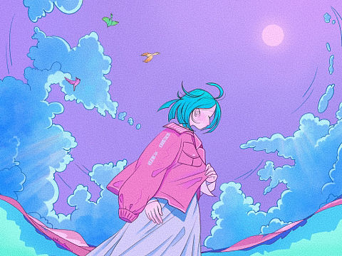 插画【少女】