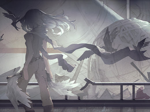 【饭糕学院】少女的背影 