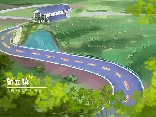 家乡的马拉松跑道 