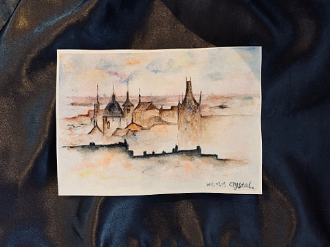 手绘—风景（个人主页-ZMzg5NTQxNTI=） - 绘画 - 站酷设计师crystal郑原创素材 - 站酷ZCOOL