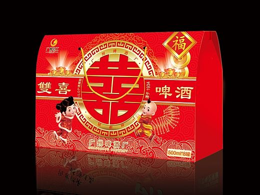 广氏双喜啤酒包装设计