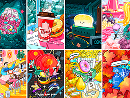 2022一些碎碎念变成了一个绘画集