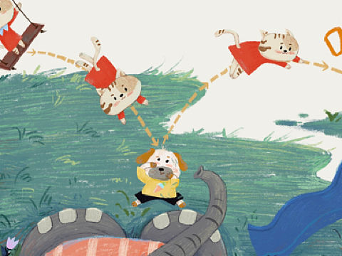 淘气的小猫咪（个人主页-ZNTE3NzMxODA=） - 绘本 - 站酷设计师都安原创素材 - 站酷ZCOOL