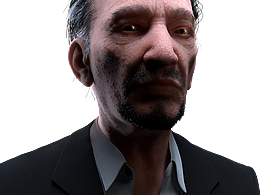 三维老人渲染练习