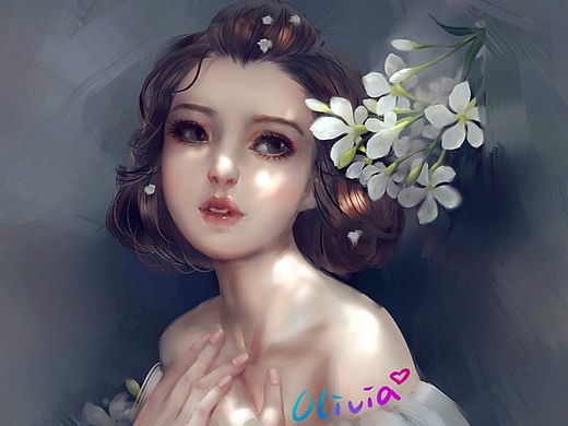 第一次尝试写实画风练习