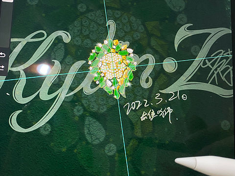 翡翠胸针吊坠两用款