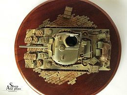 英軍謝爾曼，帶地臺（考證）