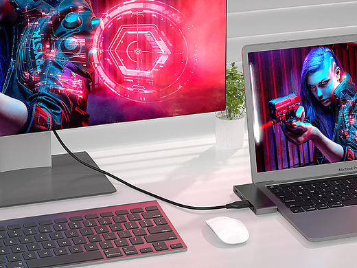 TYPE C拓展坞苹果笔记本