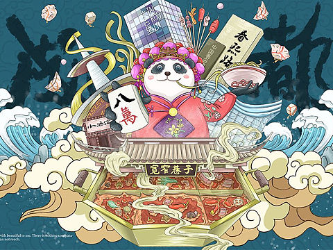 成都插画