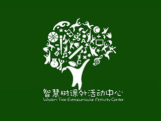【春柳秋枫】智慧树课外活动中心标志设计