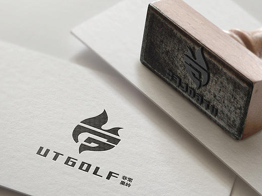 非常果岭高尔夫logo设计