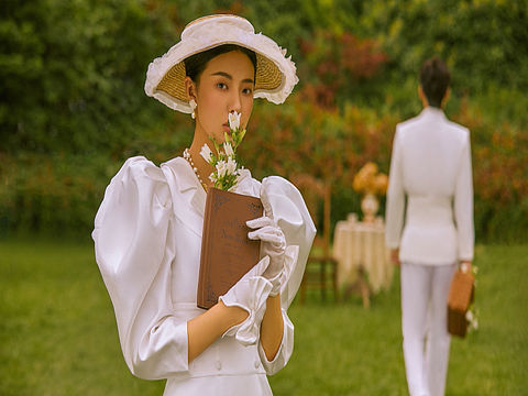 法式浪漫婚纱照