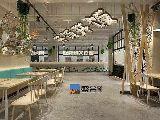 重庆开饭开饭连锁简餐店面设计