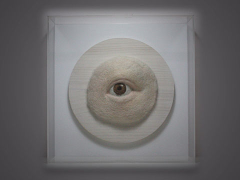 看见 羊毛毡雕塑