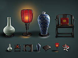 中国风写实图标（个人主页-ZOTE5MDUy） - 图标 - 站酷设计师ss394原创素材 - 站酷ZCOOL