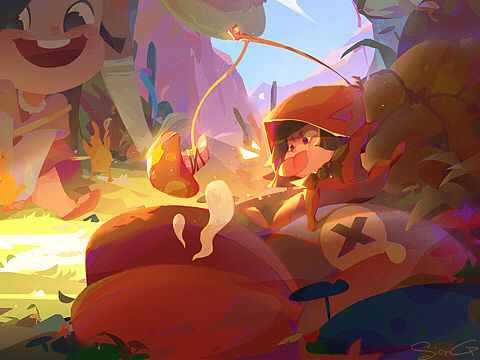 坏家伙（个人主页-ZNDQwMDEyMjg=） - 儿童插画 - 站酷设计师即白_Bai原创素材 - 站酷ZCOOL