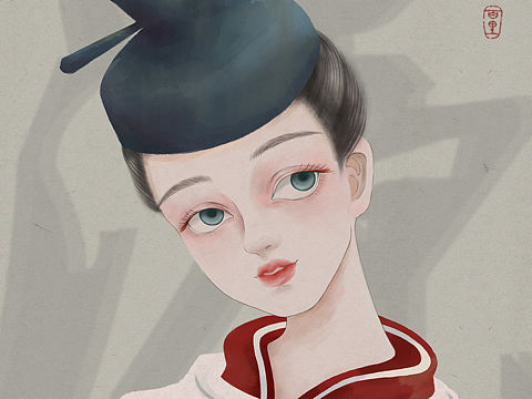 摸魚頭像（個(gè)人主頁-ZNDgwMzkxMDg=） - 藝術(shù)插畫 - 站酷設(shè)計(jì)師百里暮煙原創(chuàng)素材 - 站酷ZCOOL