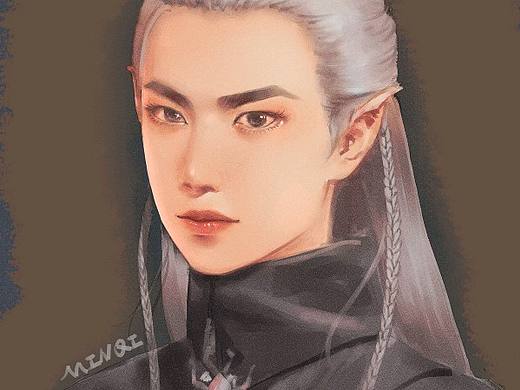 【王一博】精灵博～（个人主页-ZNDE0MTI2MDA=） - 创作习作 - 站酷设计师闵戚原创素材 - 站酷ZCOOL