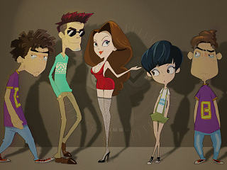 《唔唻个槽》人物设计稿