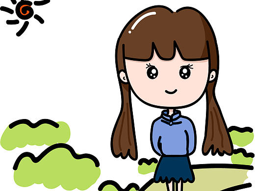 年代氣息的美女萌妹紙Q版（個人主頁-ZMTcxMjk4ODA=） - 其他動漫 - 站酷設計師miki77sky原創(chuàng)素材 - 站酷ZCOOL