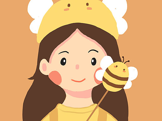 一组为舍友画的动物主题的小头像