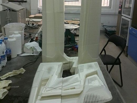 青奥中心3D打印模型