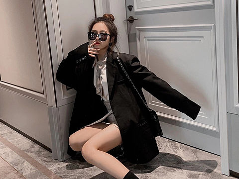 服装拍摄-酒店风-英伦-网红风