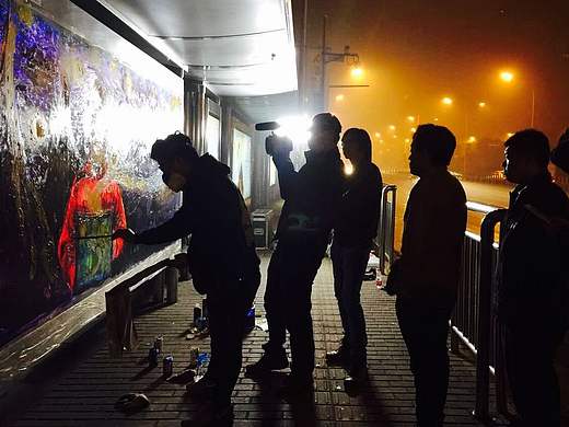 愿雾霾离我们远去——银河soho雾霾下的星空