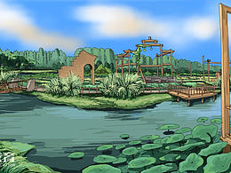 美丽乡村效果图