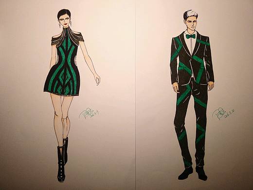 设计（个人主页-ZMTY0NTM3MjQ=） - 正装/礼服 - 站酷设计师heyfen原创素材 - 站酷ZCOOL