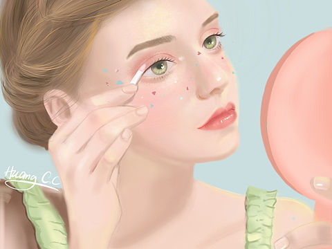 想念夏天 厚涂练习