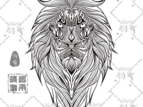 狮王（个人主页-ZNTA0ODgwODA=） - 商业插画 - 站酷设计师Angel初晴原创素材 - 站酷ZCOOL