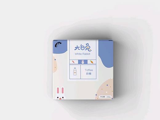 大白兔奶糖包装设计