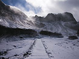 美麗雪后長(zhǎng)白山