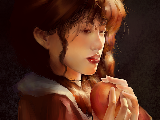 #厚涂 #板绘 #人像 #唯美 #日常练习