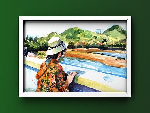 看风景的人纯艺术-绘画13002年前舌纯艺术-绘画8002年前飞奔的橘喵