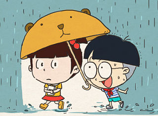 小明系列漫画——淡淡的忧桑