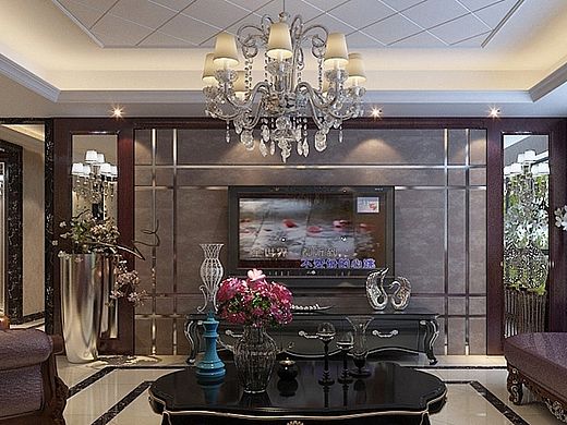 【乐豪斯装饰杨烁】石家庄东胜紫御府220平米后奢华欧式装修效果图