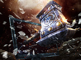 英特爾-魔獸電影海報(bào)-戰(zhàn)場(chǎng)芯利器