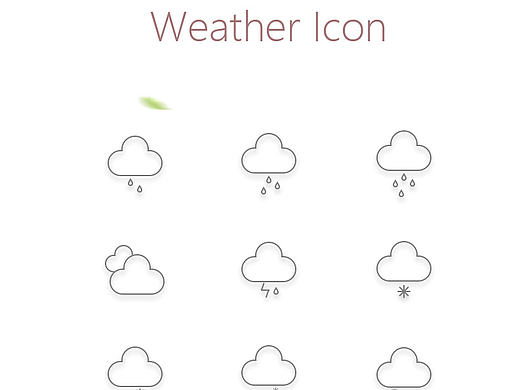 每日一练---- 天气图标