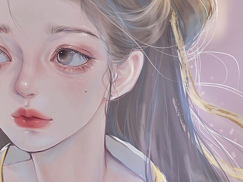 黄蓉【procreate人像插画】