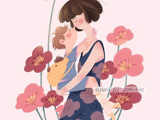 《抱抱》（个人主页-ZMzExODc5MjA=） - 儿童插画 - 站酷设计师xixiluyu原创素材 - 站酷ZCOOL