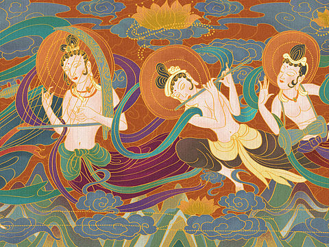 敦煌飞天伎乐舞